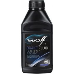 Спирачна течност WOLF BRAKE FLUID DOT 4 * 500мл.